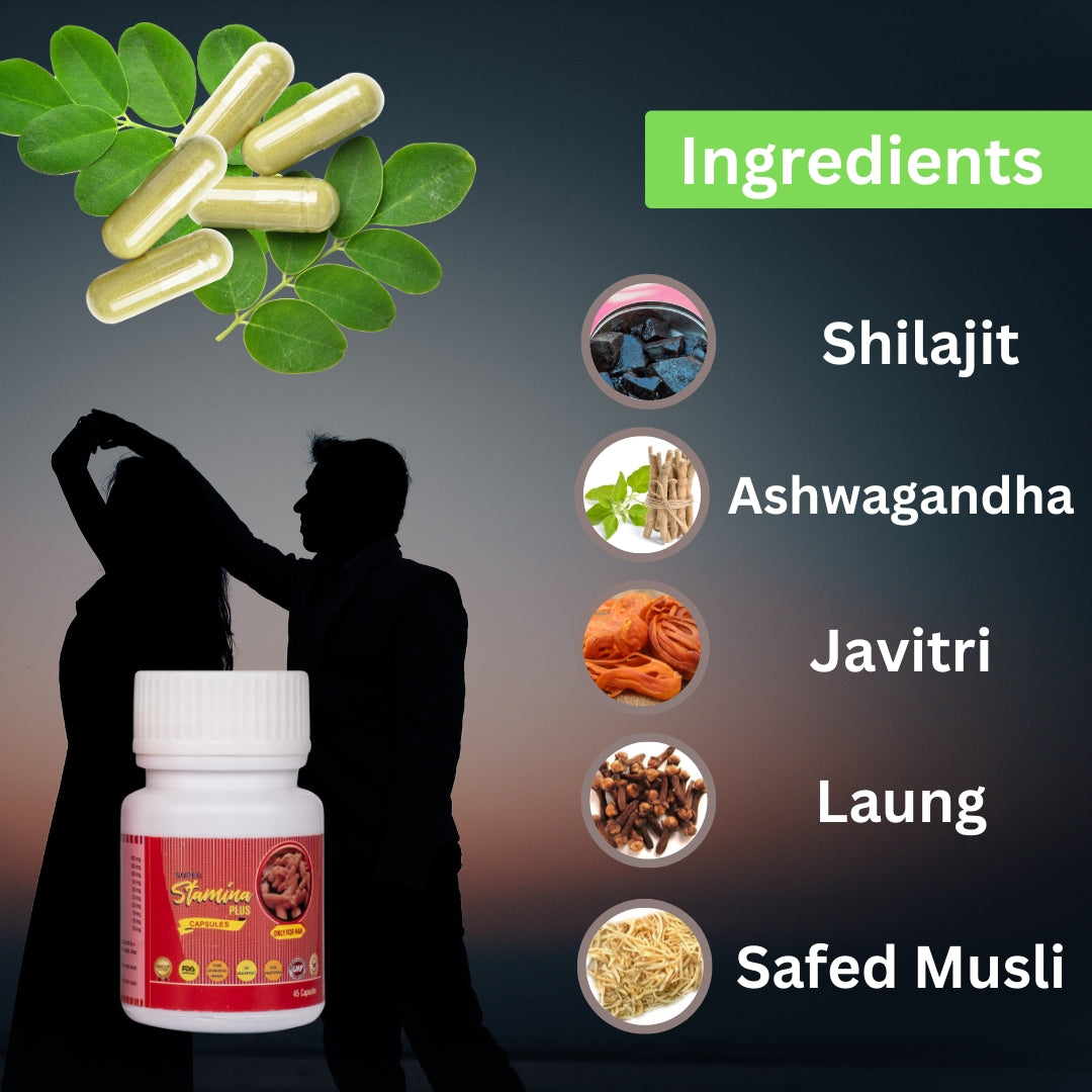 STAMINA PLUS : Natural Ayurvedic (30 Days Pack)